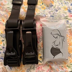 MimiBelt Black Pregnancy Seatbelt & Pregnancy Belly Band
